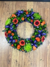 xl wreath mixed floral