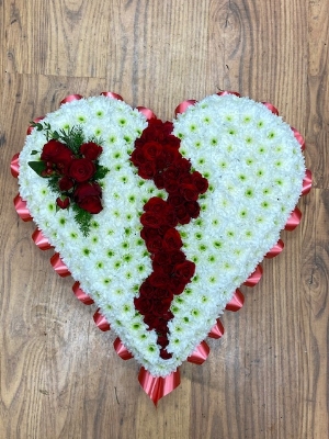 Broken heart design