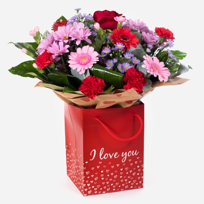 Luxury florist choice valentine aqua luxury