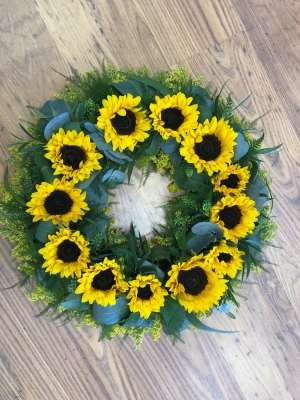 Sunflower Wreath