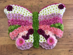 Floral butterfly