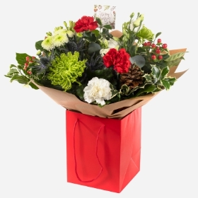 Florist Choice Comfort and Joy aqua bouquet