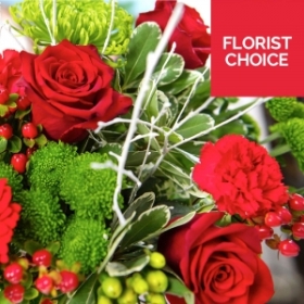 Florist choice aqua pack bouquet