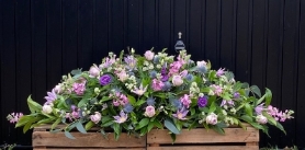 lilac and purple cottage spray