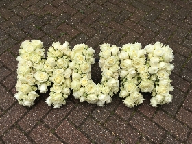 Luxury rose based letter frame