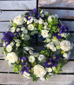 Mixed floral wreath