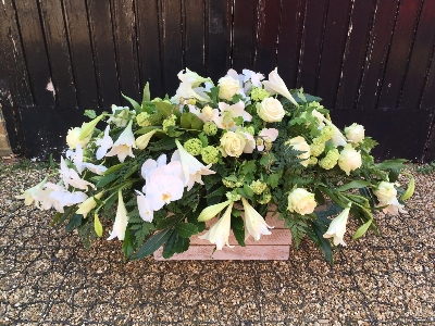 Luxury Orchid, Lily & Rose Double Ended Spray