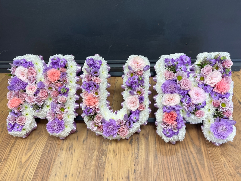 Bespoke lettering