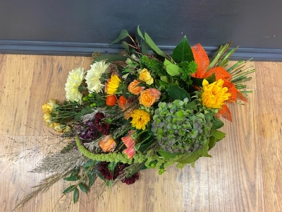 Autumnal shades tied sheaf