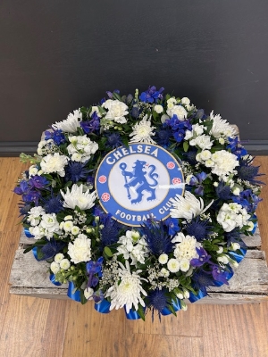 club colours tribute wreath