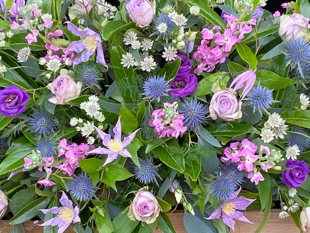 Lilac and Purple Cottage Spray