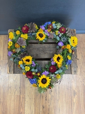 rustic open heart design