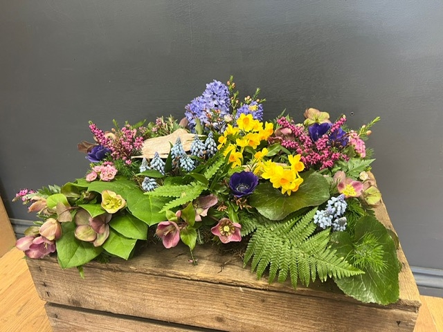 seasonal woodland pillow