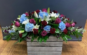Blue and Claret double ended