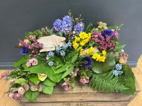 seasonal woodland pillow